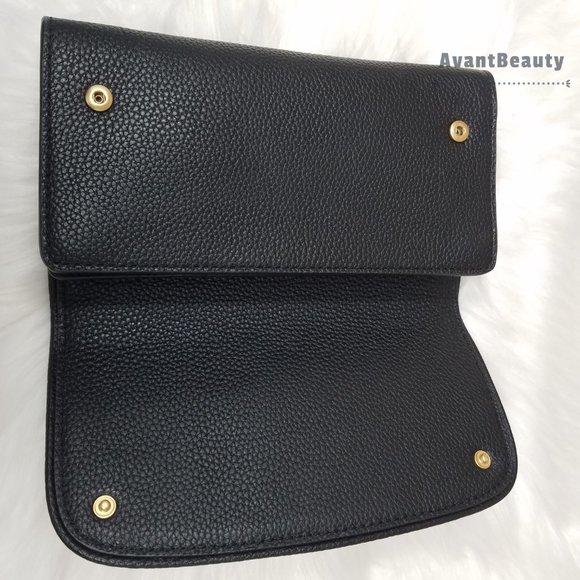 Tory Burch Britten Duo Envelope Black Wallet New - Picture 6 of 11